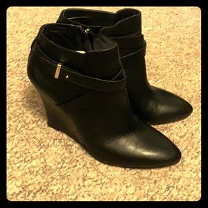 Black Ann Taylor Ankle Boots